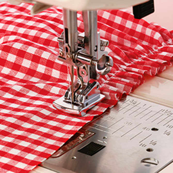 Prensatelas fruncidor Janome