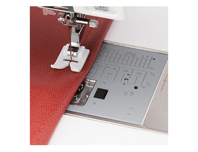 Prensatelas y placa de aguja ultra-deslizantes Janome