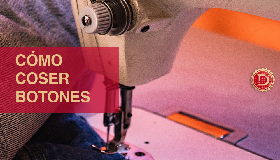 ¿Cómo coser botones a maquina?